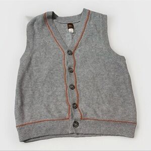 Tea Collection Gray Vest Toddler Size 6 Lightweight Fall Outerwear
